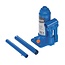 Silverline Hydraulische potkrik - staal - 2 ton capaciteit - hefbereik 158-308 mm - blauw - voor auto en werkplaats