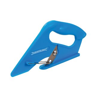 Silverline Tapijt- en vinylmes - 50 graden hoek - Verwisselbare SK5 messen - 230 mm