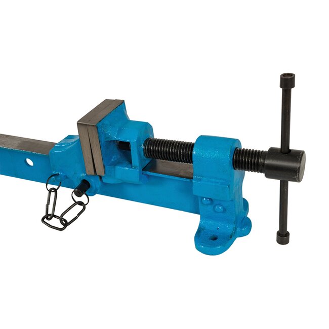 Silverline Lijmklem t-balk - gietijzer en staal - 90 cm - hoge klemdruk, onbreekbaar - geverfd - voor hout en metaal