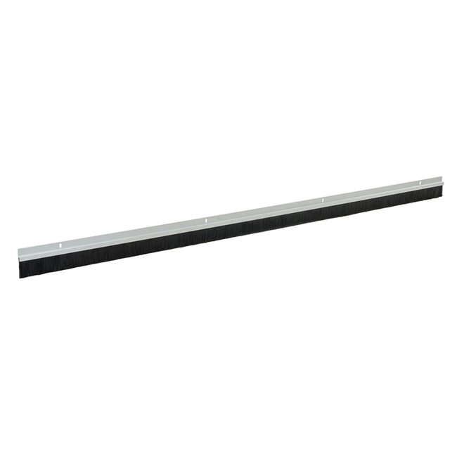 Fixman Garagedeur Tochtstrip - Wit - 25 mm Borstelharen - 106.7 cm - 2 stuks