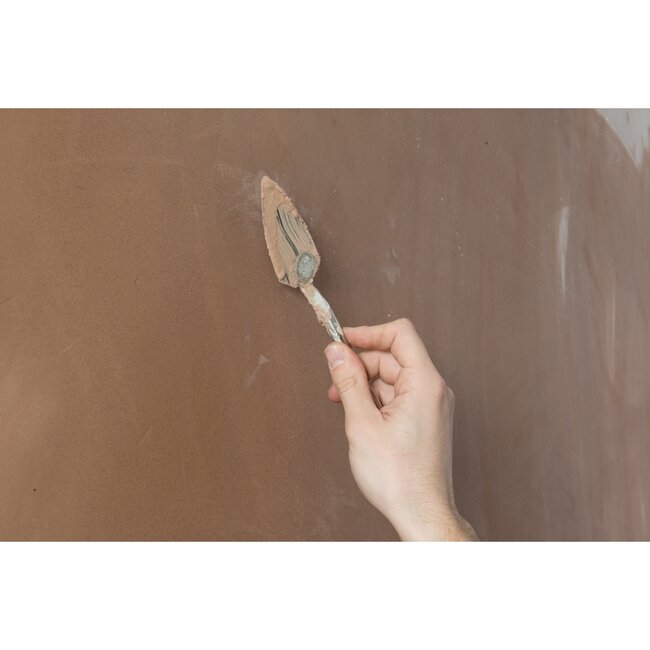 Silverline paleerijzer - gehard staal - dubbelzijdig breed model - 230 mm - zilverkleurig - pleisterwerk bijwerken