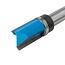 Silverline groeffrees - hardmetaal TCT - dubbele fluit - 1/2 inch schacht, 30 mm lang - zilvergrijs - malfrezen en houtbewerking