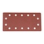 Silverline Geperforeerde klittenband schuurvellen - 115 x 230 mm - korrel 80 - 10 stuks