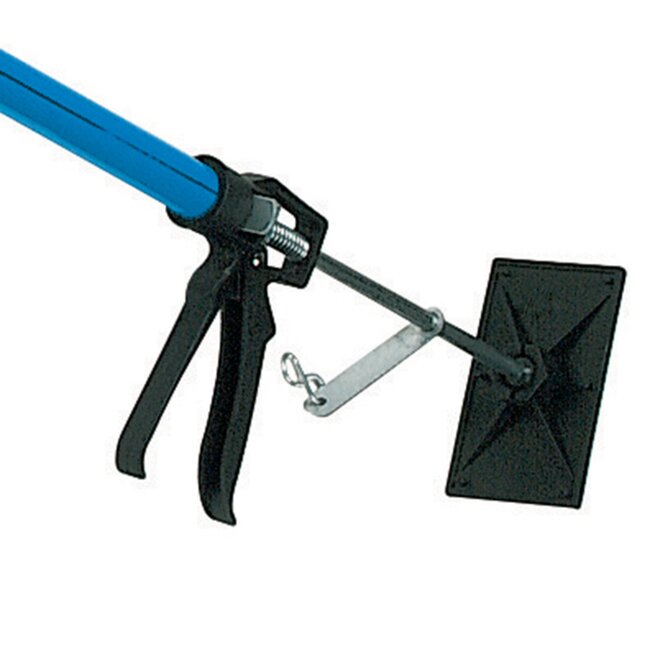 Silverline Bouwstempel verstelbaar - staal en kunststof - ratelsysteem, 40 kg - 115-290 cm - gecoat - voor stofwanden