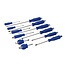Silverline 12-delige schroevendraaierset - chroom vanadium - magnetische punt - diverse lengtes