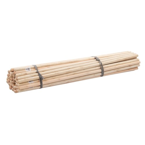 Silverline Bezemstelen Hout - 122 cm x Ø 28 mm - 50 stuks Silverline Bezemstelen Hout - 122 cm x Ø 28 mm - 50 stuks