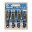 Silverline Sjorbanden set - 4 meter - 725 kg capaciteit - weerbestendig polyester - 4 stuks