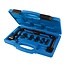 Silverline Klepveer montageset - koolstofstaal - 16 tot 30 mm - 10-delig - met opbergkoffer