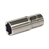 Silverline Diepe 3/8 inch - 6 Tands - Metrische Zeskantdop - 17 mm Silverline Diepe 3/8 inch - 6 Tands - Metrische Zeskantdop - 17 mm