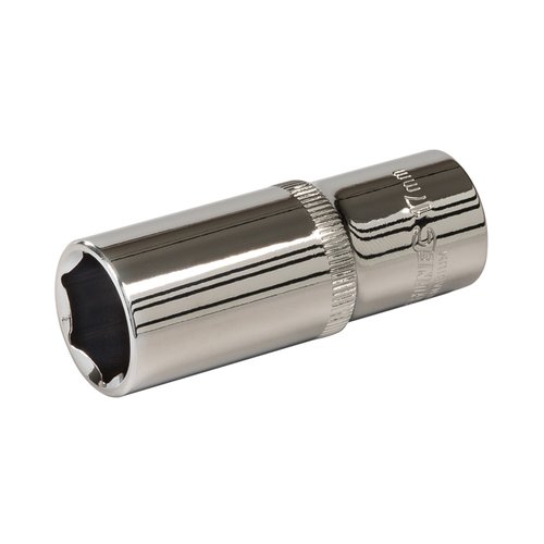 Silverline Diepe 3/8 inch - 6 Tands - Metrische Zeskantdop - 17 mm Silverline Diepe 3/8 inch - 6 Tands - Metrische Zeskantdop - 17 mm