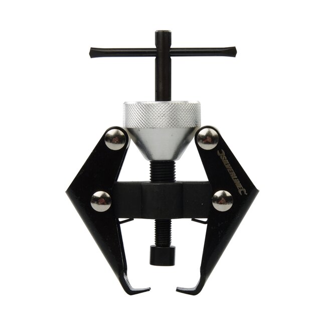 Silverline ruitenwisserarm- en accupooltrekker - gehard staal - vergrendelbaar - max. opening 28 mm, max. kraaggrootte 43 mm - auto