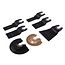 Silverline Multitool accessoire set - veelzijdige zaagbladen - 7-delig - voor hout, metaal en tegels