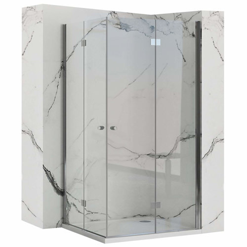 REA Fold Vouwdeur tbv Douchecabine 100 x 190 cm - 6 mm Chroom REA Fold Vouwdeur tbv Douchecabine 100 x 190 cm - 6 mm Chroom
