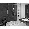 REA Nixon Zijwand 100 x 190 cm t.b.v. Nixon Schuifdeur - 8 mm - Chroom REA Nixon Zijwand 100 x 190 cm t.b.v. Nixon Schuifdeur - 8 mm - Chroom