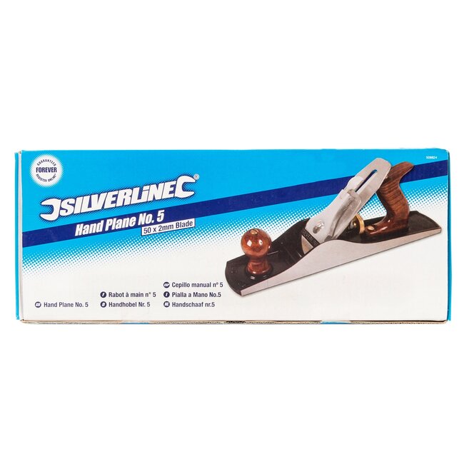 Silverline Handschaaf - Gietijzer - Palissander handvaten - Blad 50 mm - Heavy-Duty