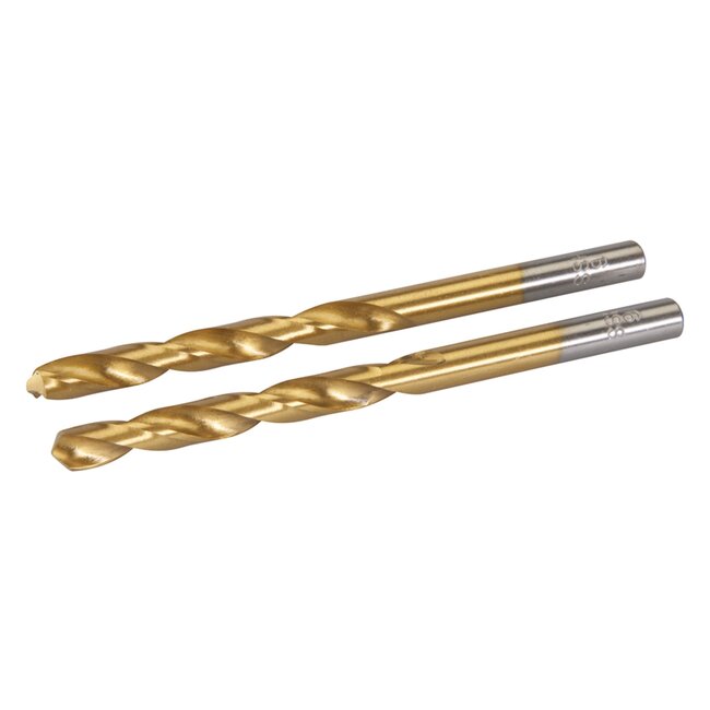 Silverline HSS boor - titanium coating - Ø 6 mm - set van 2 - veelzijdig gebruik