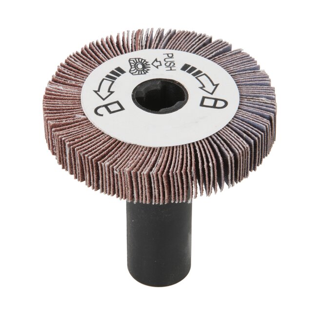 Silverline Schuurwiel - schuurpapier - korrel 120 - schuren en satineren - max. 4500 omw/min - voor hout, metaal en kunststof