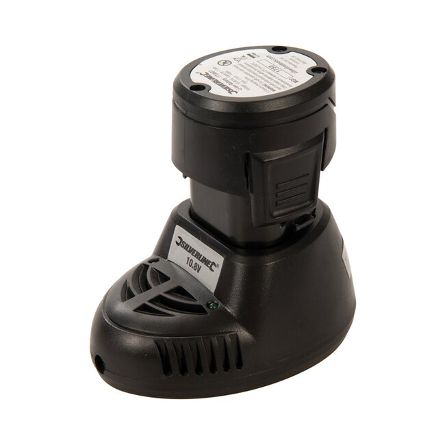 Silverline Accuboormachine - kunststof - 10,8 V lithium-ion, 10 mm boorhouder - zwart - boren en schroeven in hout en staal