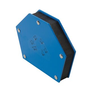 Silverline Lasmagneet - 27,2 kg draagkracht - Hoeken 30° tot 90° - Geëmailleerd