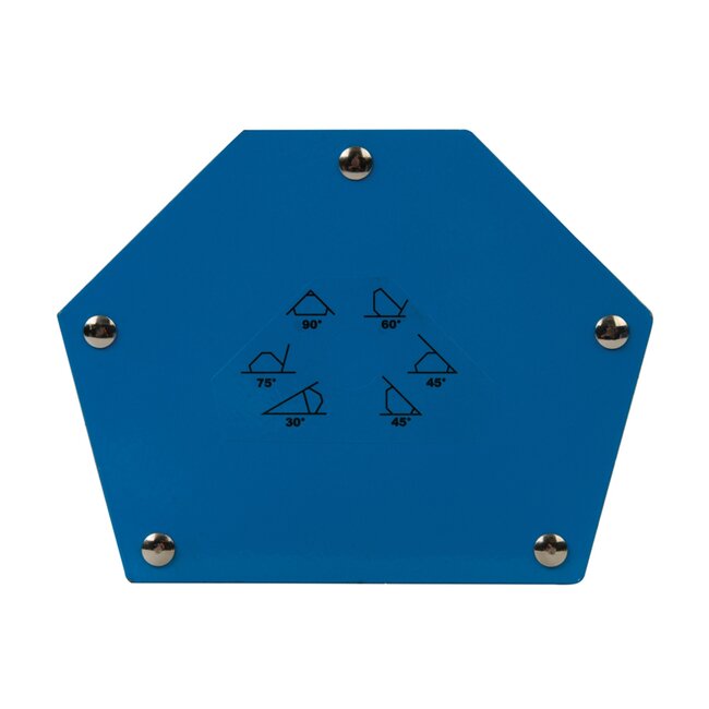 Silverline Lasmagneet - 27,2 kg draagkracht - Hoeken 30° tot 90° - Geëmailleerd