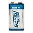 Powermaster 9V alkaline batterij - betrouwbaar - milieuvriendelijk - 1 stuk