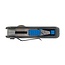 Silverline Intrekbaar vouwmes - ergonomisch - snelwisselmechanisme - 165 mm - interne opslag