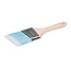 Silverline Licht gebogen schilderskwast - ergonomisch houten handvat - 65 mm breed