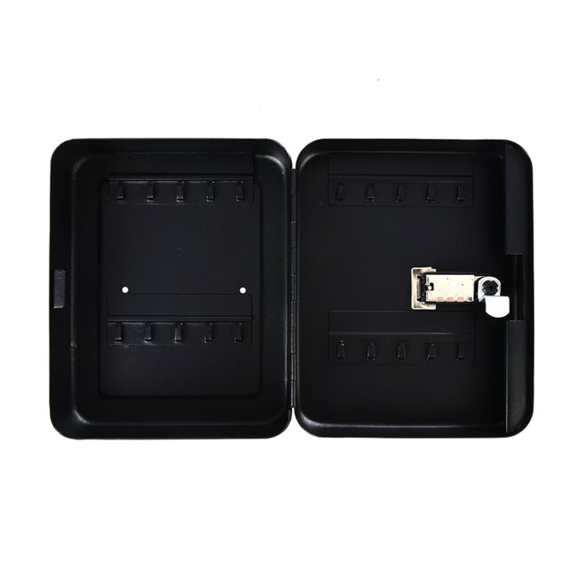 Silverline sleutelkluis - staal - 3-cijferig cijferslot voor 20 sleutels - 20 x 16 x 7.5 cm - grijs - muurmontage