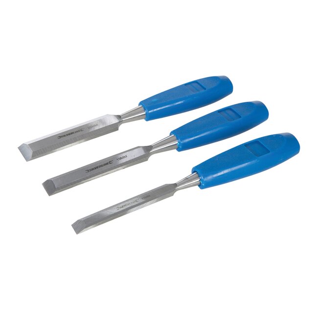 Silverline Houtbeitel Set - 3 delig