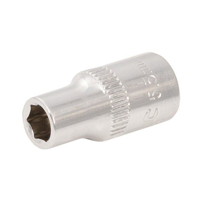 Silverline Zeskantige 1/4 inch - Metrische Dop - 5.5 mm