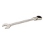 Silverline Flexibele ratelsleutel - 22 mm - 180° kantelbare kop - Roestbestendig