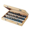 Silverline TCT Frees Set - Groef - Zwaluwstaart - V-Groef - Gleuf - Klassiek - Profiel - (Af)Kant - Paneel - Sponningsfrees - 30 delig 1/2" Silverline TCT Frees Set - Groef - Zwaluwstaart - V-Groef - Gleuf - Klassiek - Profiel - (Af)Kant - Paneel - Sponningsfrees - 30 delig 1/2"