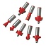 Silverline TCT Frees Set - Groef - Zwaluwstaart - V-Groef - Gleuf - Klassiek - Profiel - (Af)Kant - Paneel - Sponningsfrees - 30 delig 1/2"