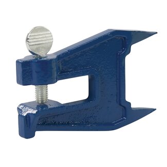 Silverline Kettingzaag vijlklem - staal - dubbele punt en vleugelmoer - 16 mm - staalkleurig - voor slijpen en onderhoud