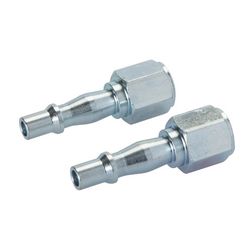 Silverline Luchtslang Bajonet Koppeling - Vrouwelijke Draad - 1/4 inch BSP - 2 stuks Silverline Luchtslang Bajonet Koppeling - Vrouwelijke Draad - 1/4 inch BSP - 2 stuks