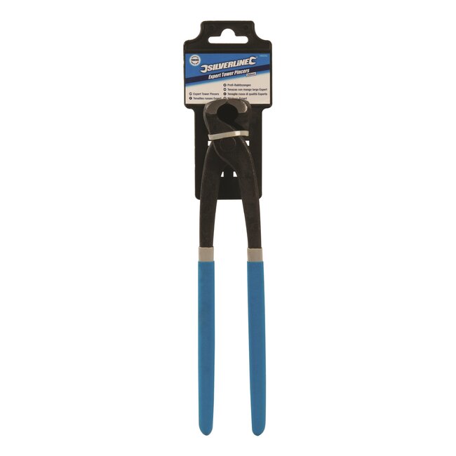 Silverline Nijptang - chroom-vanadiumstaal - comfortgreep en geharde gepolijste kaken - 25 cm - staalkleurig - voor klussen