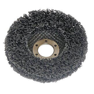 Silverline Polycarbide staalborstel wiel - Ø 115 mm - 22.23 mm asgat - voor roest- en verfverwijdering