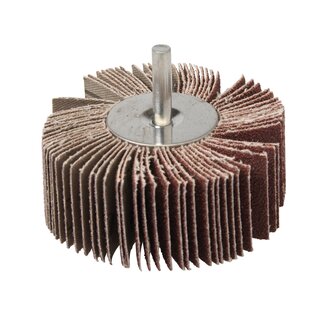 Silverline Slijpmop - aluminiumoxide - slijpen en ontbramen - diameter 80 mm - korrel 40 - bruin - voor hout, metaal en plastic