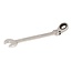 Silverline Flexibele ringratelsleutel - 21 mm - 180° kantelbare kop - Roestbestendig
