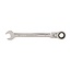 Silverline Flexibele ringratelsleutel - 21 mm - 180° kantelbare kop - Roestbestendig