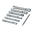 Silverline Metrische pijpsleutel set - 6 delig - 8 tot 19 mm - Inclusief wringstaaf