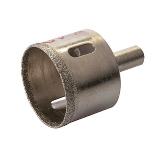 Silverline Diamant gatenzaag - chroomgeplateerd staal - gaten boren - diameter 40 mm - zilver - keramiek, glas, marmer, porselein