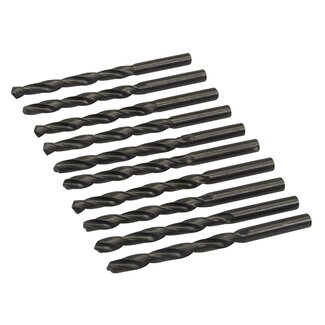 Silverline Metaalboor HSS-R - Ø 8.0 mm - 10 stuks - Rolgesmeed - Zwart Oxide