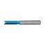 Silverline Rechte metrische groeffrees - TCT snijranden - 6 x 20 mm - geharde stalen schacht