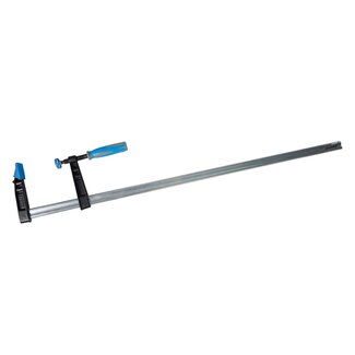 Silverline Heavy-Duty F-klem - Diepe klemcapaciteit 1000 x 120 mm - Soft-grip handvaten - Beschermende kaakbeschermers