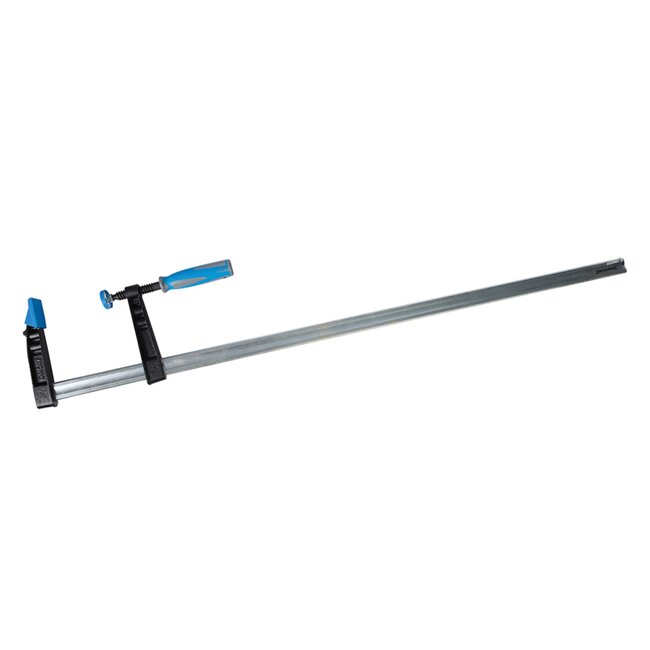 Silverline Heavy-Duty F-klem - Diepe klemcapaciteit 1000 x 120 mm - Soft-grip handvaten - Beschermende kaakbeschermers
