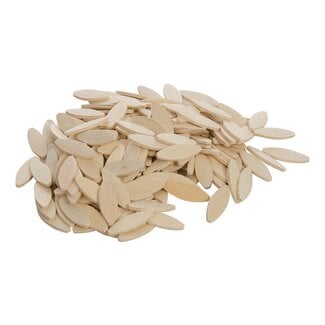 Silverline Lamelloverbinders - gelamineerd hardhout - zwelt bij lijm - nr. 20 - houtkleur - 200 stuks - voor zacht- en hardhout