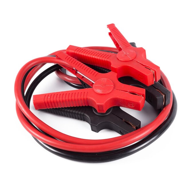 Benson Startkabels - Volledig geïsoleerde veerklemmen - 800 Ampère - 2 meter - Inclusief opbergtas