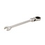Silverline Flexibele ringratelsleutel - 12 mm - 180° kantelbare kop - Roestbestendig - Hoogglans afwerking