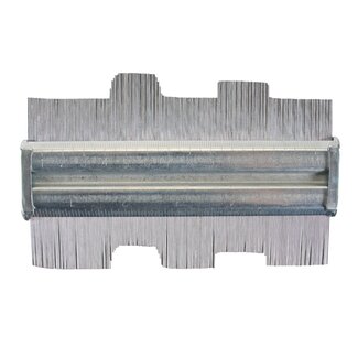 Silverline profielmeter - roestvrij staal - profielen overnemen - 150 mm lang, 45 mm diep - zilvergrijs - vloeren en tegels